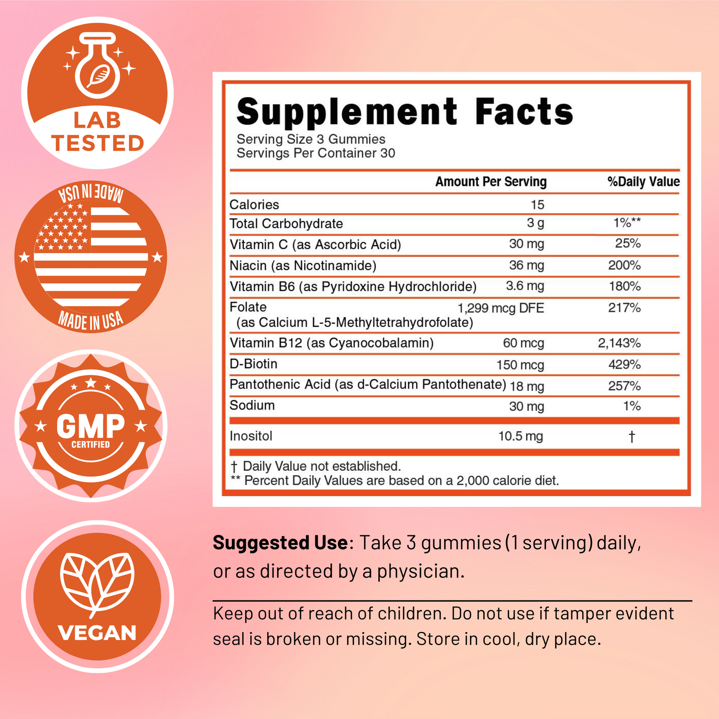 Prenatal Fertility Gummies
